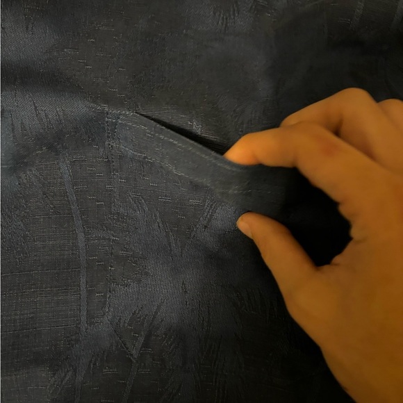 Blue Jamaica Jaxx Men’s Casual Button Down Shortsleeve Shirt Collared XL100%SILK - Picture 7 of 13